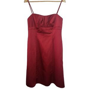 David's Bridal Red Dress Size 10